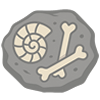 A piece of fossilite